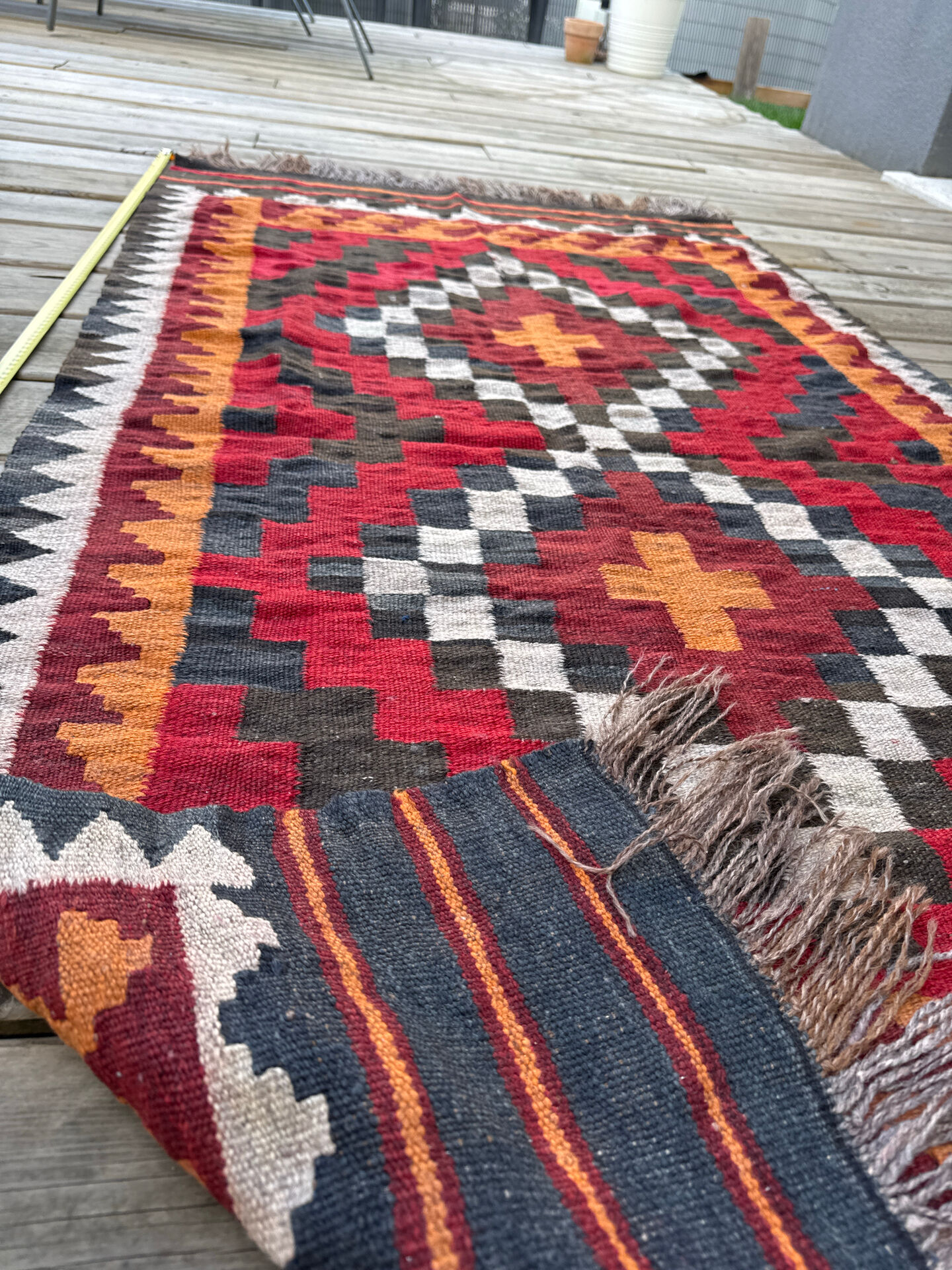 Ancient Tunisian handwoven rug – Matmata –