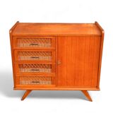 Vintage rattan sideboard