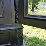 Dressmaker's cabinet with beveled triptych mirrors. (Mirror cabinet)