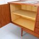 Teak ring buffet in vintage retro style from the 60s-70s.