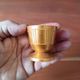 5 vintage egg cups aluminum art deco france