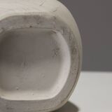 Oval matte ceramic vase, 1930s