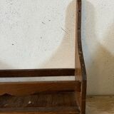 Wooden wall shelf