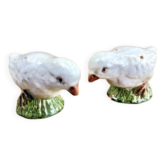 2 terracotta chicks Bavent XIX