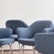 Ensemble de 6 chaises Executive vintage par Eero Saarinen pour Knoll, 1940