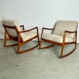 Rocking chair by Ole Wanscher for France&Son, Denmark
