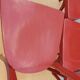 4 red chairs bistro Baumann