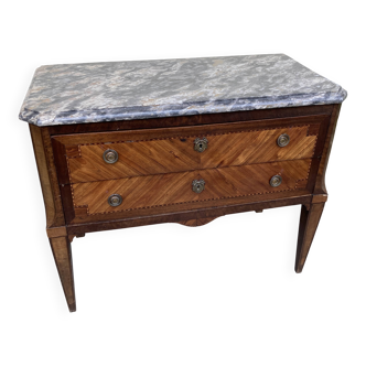 Antique commode - 18th century - marquetry
