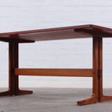 Table basse vintage en teck danois milieu du siècle 50er 60er