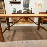 Old workshop table in elm