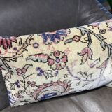 Housse de coussin turc florale faite à la main 40x60cm