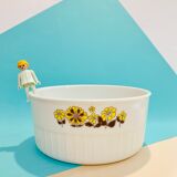 White glass bowl from the 70s sovirel