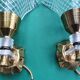 Pair of 50s rockabilly wall lights