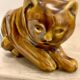 Rare vintage 80s little cat figurine
