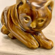 Rare vintage 80s small cat figurine