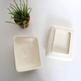 Ceramic butter dish, vintage