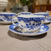 6 tea cups with saucers - Japan - antique