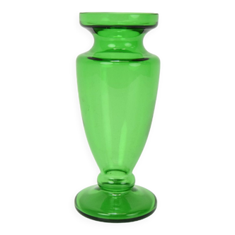 Vintage Art Glass Vase, Glasswork Novy Bor, 1950's.