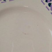 Lot de 8 assiettes à dessert Longchamp Terre de Fer modèle Cannes