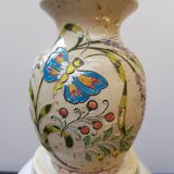 Old Vase Sandstone Alsace GRAESSEL Beige Décor Chisled Made In FRANCE Vintage