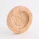 Pink marble trinket dish in the style of Sergio Asti
