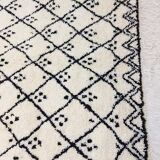 Tapis marocain en laine berbère 253 x 142cm