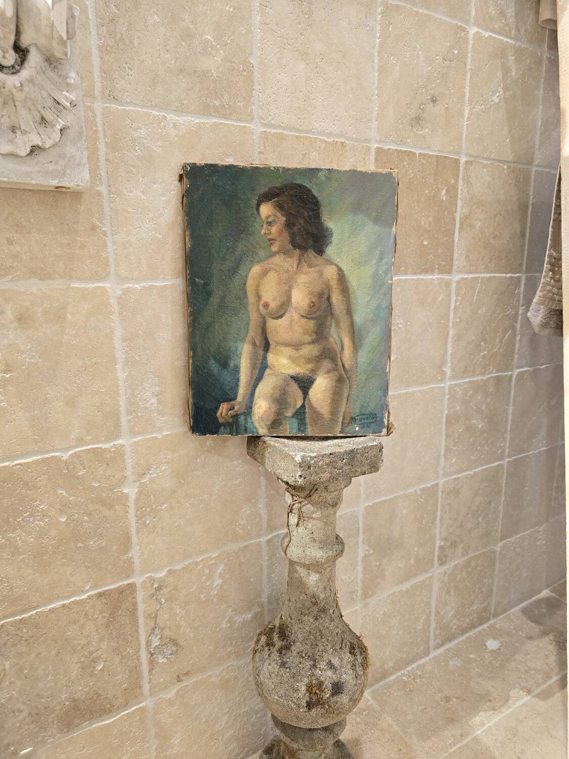 Nude oil painting