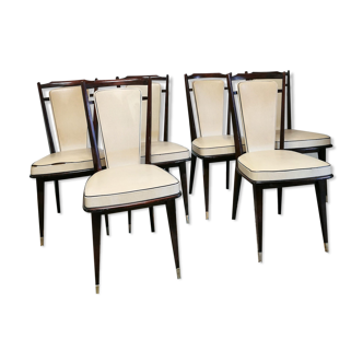 Lot of 6 vintage chairs