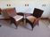 Vintage - Set of 2 woven rattan armchairs - cushions