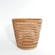 Mid-Century Modern Wicker Wastebasket