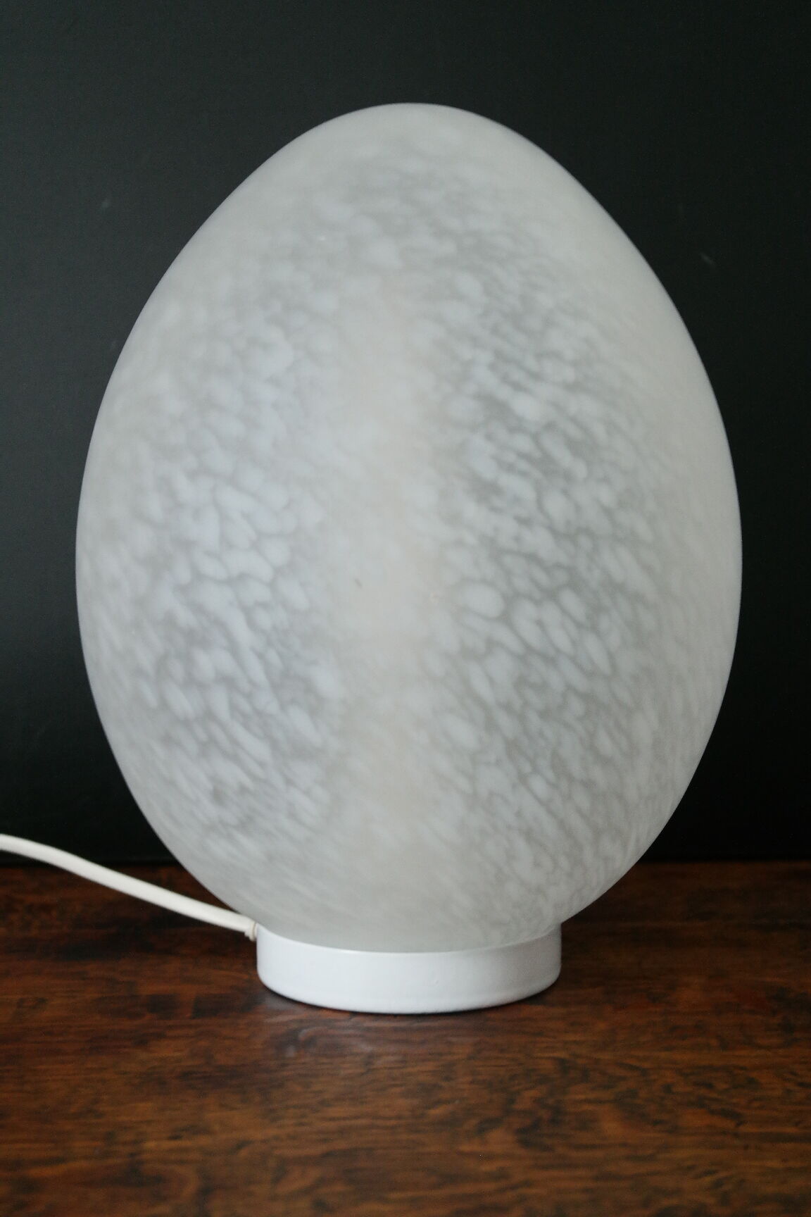 Lampe oeuf de Vianne en verre vintage Selency