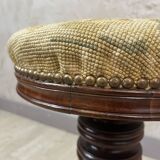 Walnut piano stool