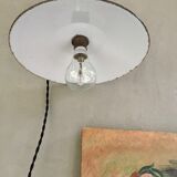 Former green factory hanging lamp