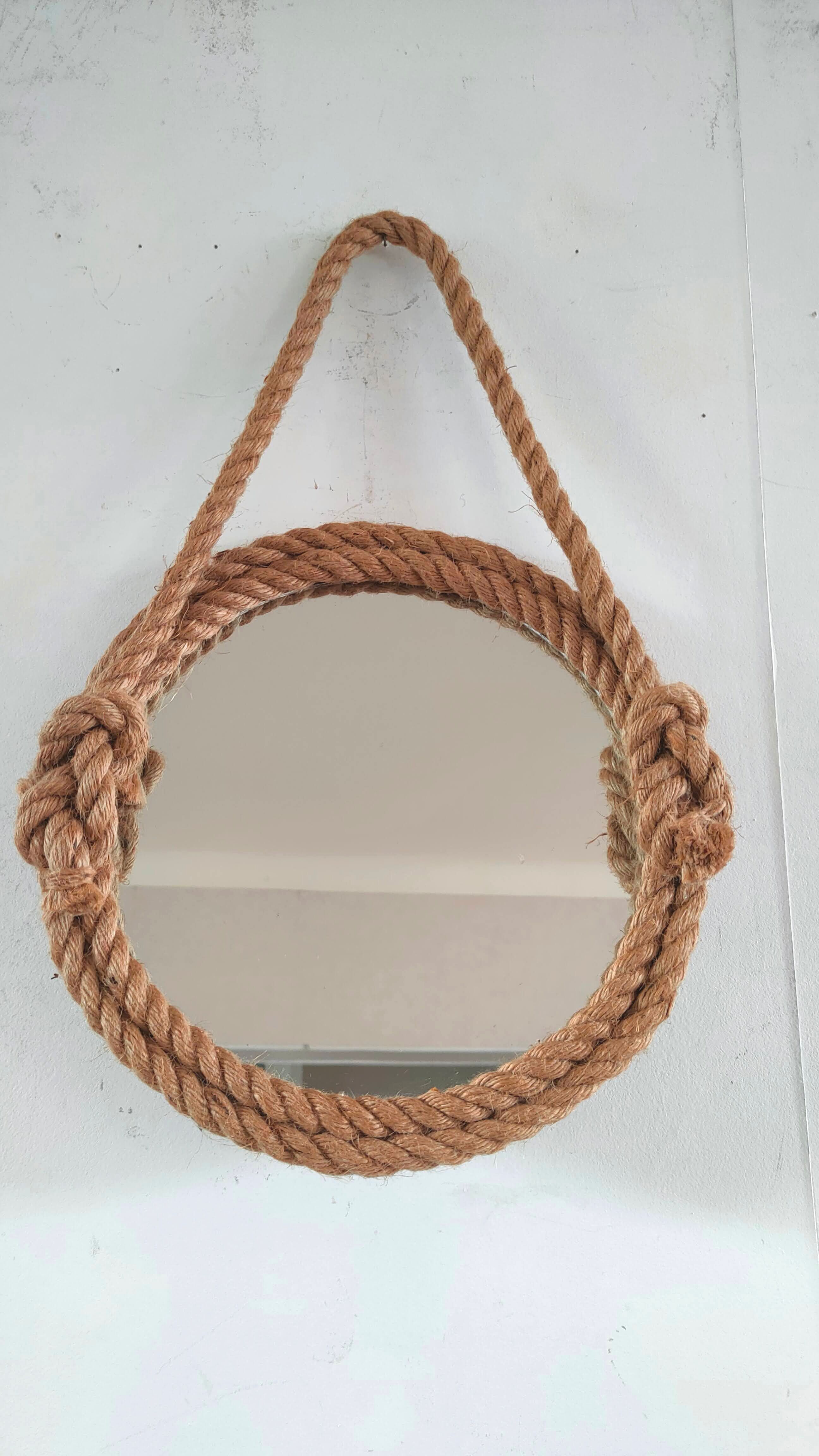 Vintage rope mirror
