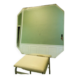 Large beveled mirror