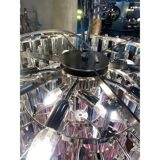 Vintage Clear and Pink “Triedro” and Quadriedro Murano Glass Chandelier