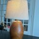lampe en teck massif années 60