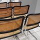 Suite de 6 chaises modèle Cesca B32 par Marcel Breuer vintage 1993