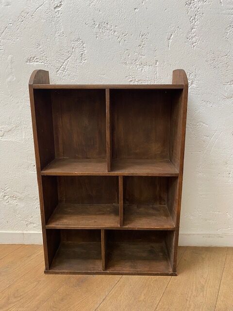 Antique wooden wall shelf