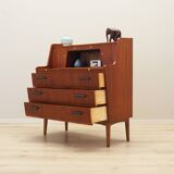 Teak secretary, Danish design, 1970s, production: Denmark