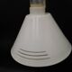 White flexible aluminor chrome and sheet metal table lamp 1970 pop art design
