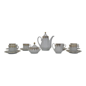 Set Porcelain for tea or coffee,Carlsbad porcealin by company Epiag D.F.,Circa 1960'S.