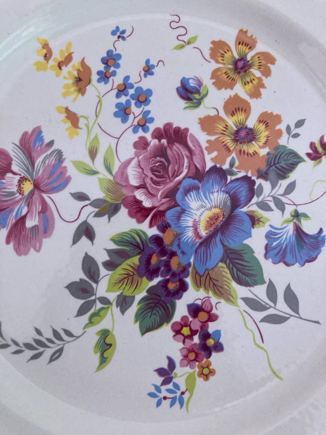 Vintage Luneville France plates