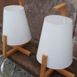 Pair of bedside lamps