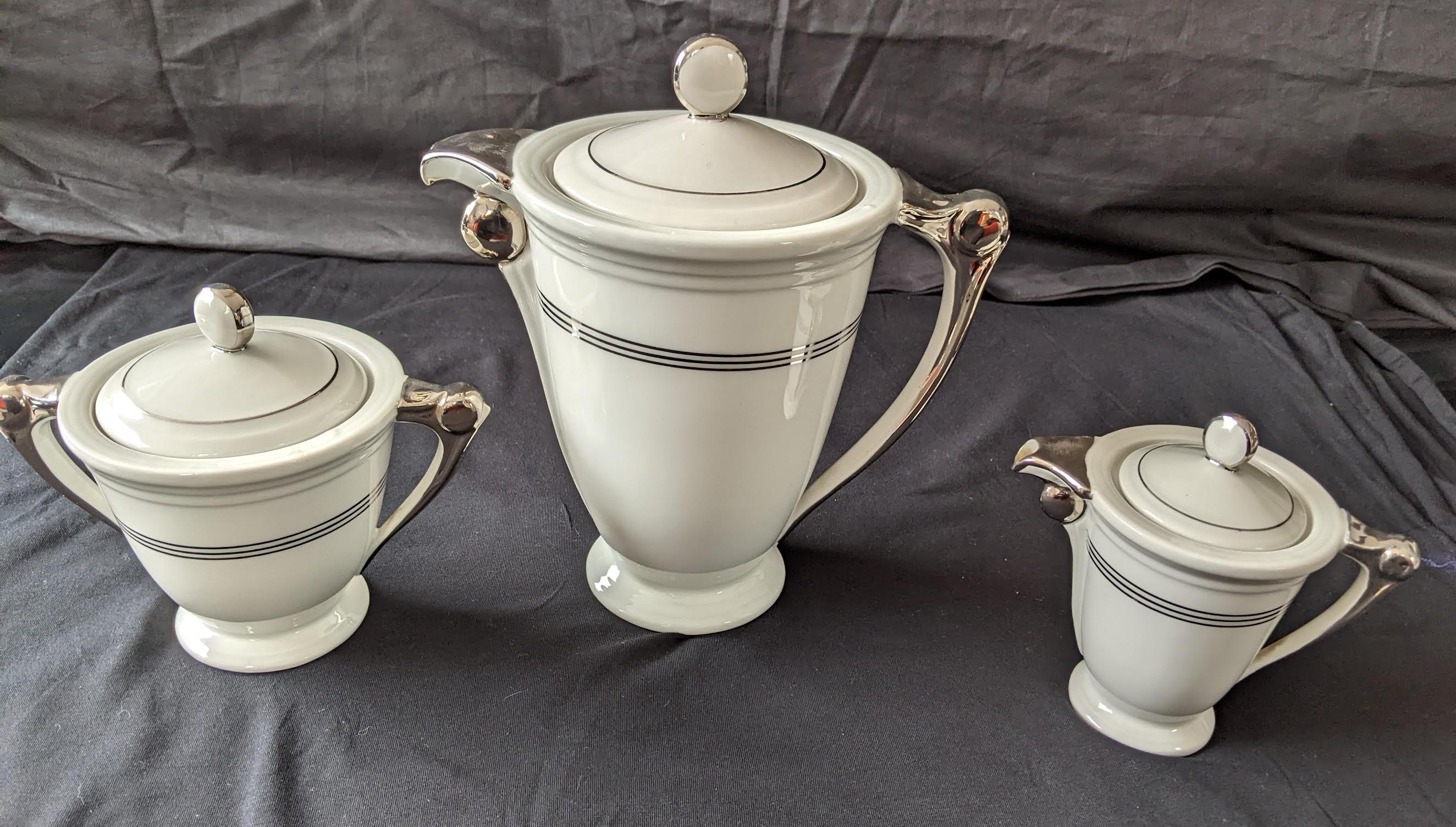Art Deco coffee service