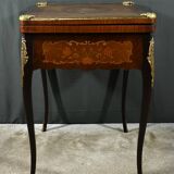 Mahogany Games Table, Louis XV/Louis XVI Transition Style – Late 19th Century