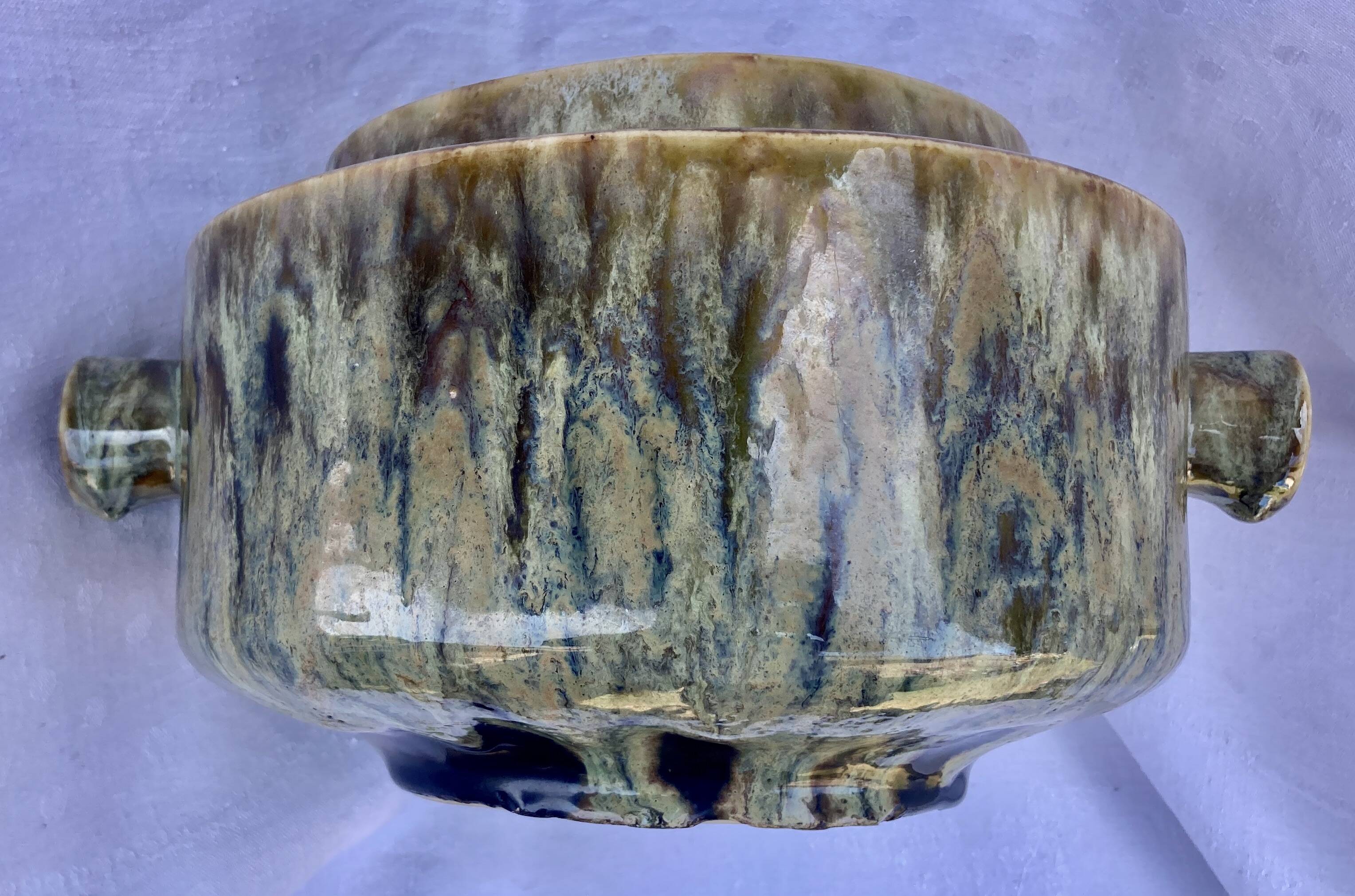 ceramic abstract decoration signed Jacques Marie unique piece - XXL size!