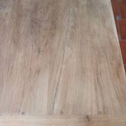 Large Restored Solid Oak Dining Table – Whitewashed Finish
