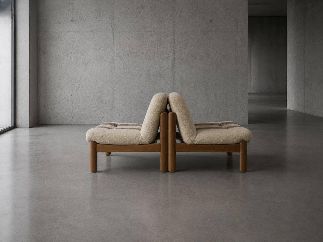 Vintage armchair pair - 1970
