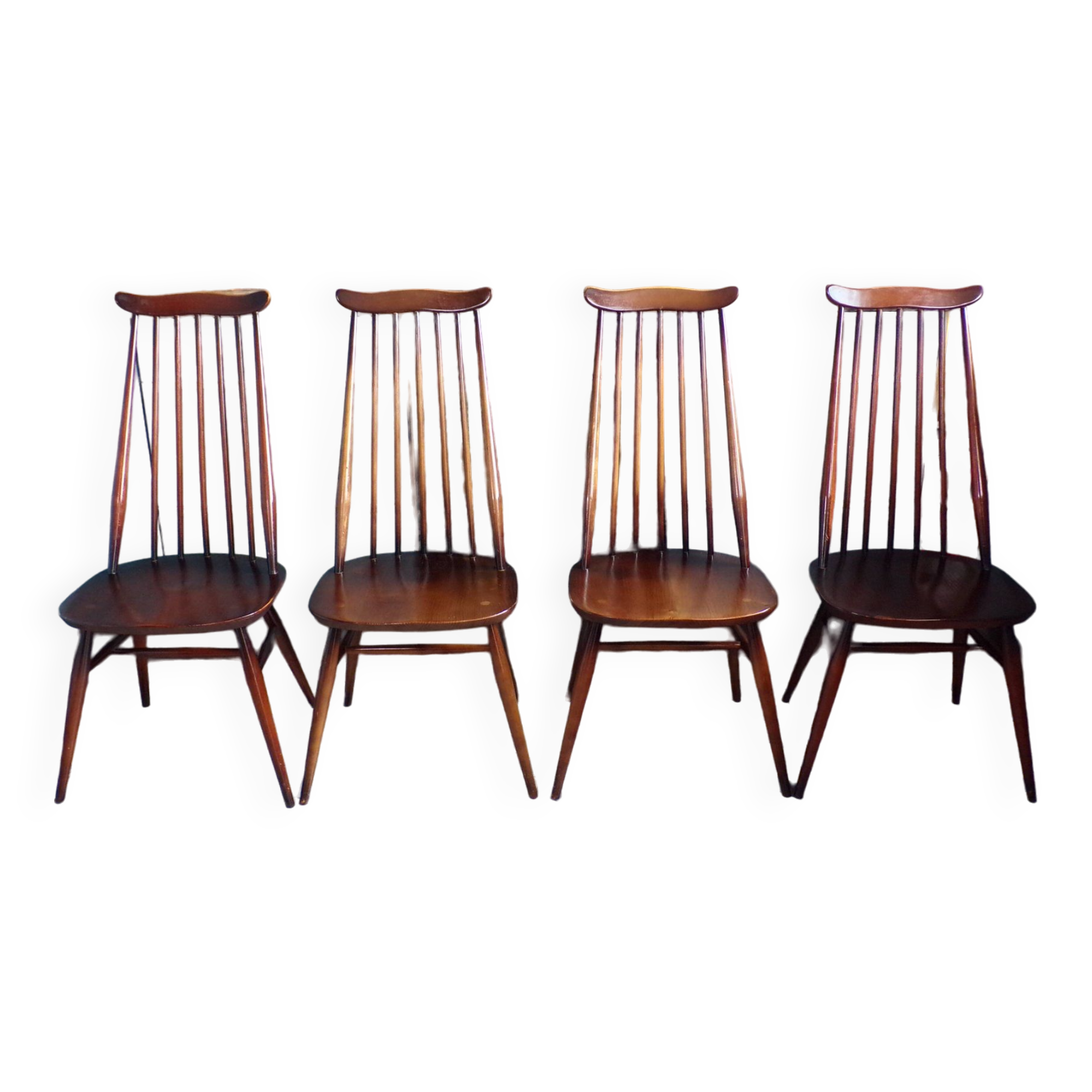Set of 4 Ercol Goldsmith chairs